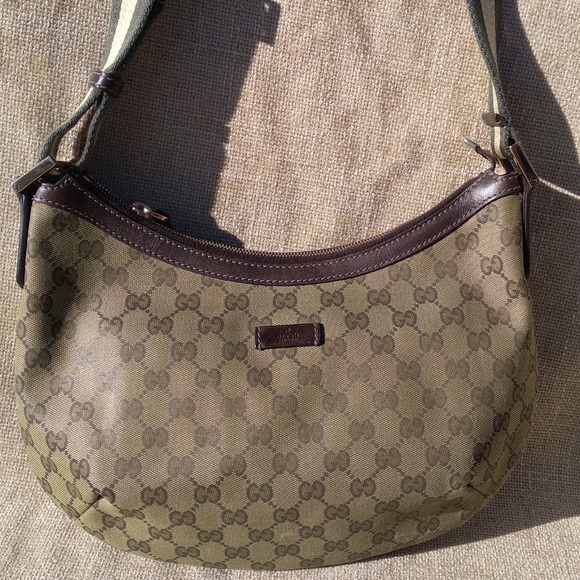 Gucci GG Monogram Web Medium Crossbody Bag - Picture 2 of 15